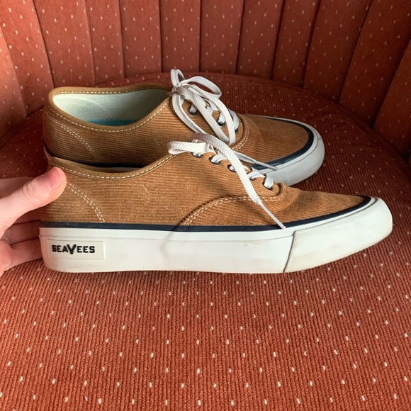 SeaVees Shoes - SeaVees | Brown Corduroy Sneakers